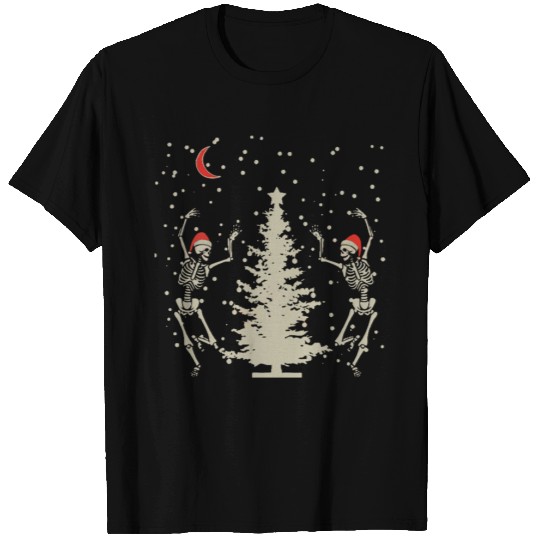 Dancing Skeleton Christmas Christmas T-Shirt