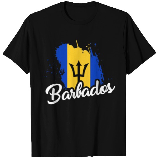 Barbados Flag T Shirt