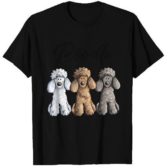 Poodle I Caniche Puppy Dogs T Shirt