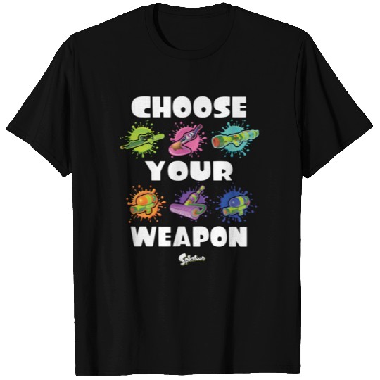 Splatoon Choose Your Weapon Collage T-Shirt