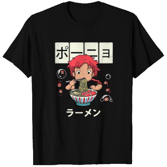Ponyo Goldfish Ramen T Shirt