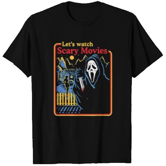 Screaming Ghostface Scream Watch Scary Halloween T-shirt