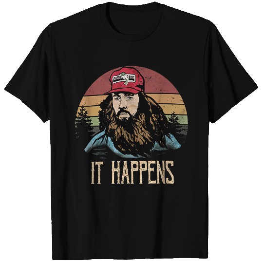 Forrest Gump It Happens  Circle Unisex Tshirt