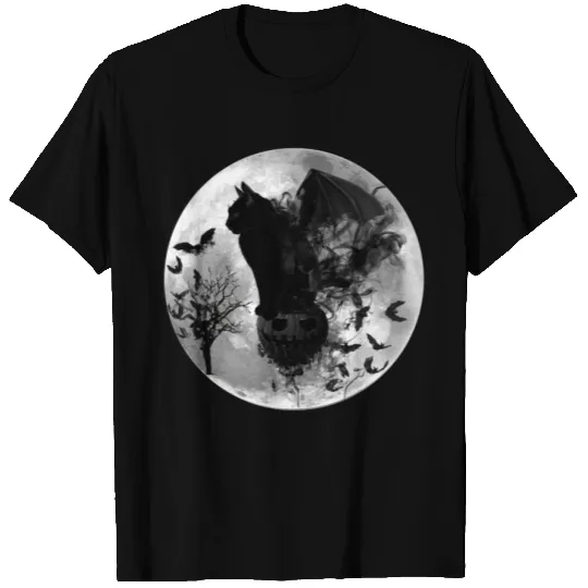 Halloween Samhain Batcat T-shirt