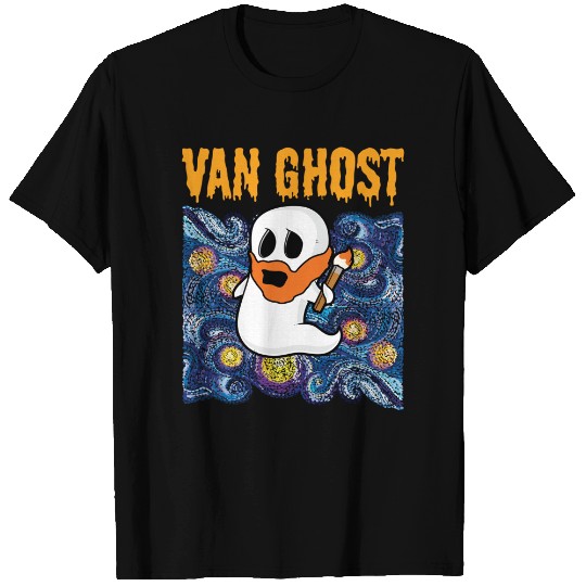 Halloween Van Gogh Starry Night T-Shirt