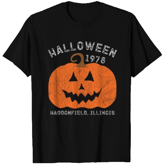 Halloween 1978 Holiday Spooky Scary Pumpkin Haddonfield T Shirt