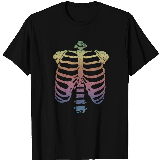Halloween Skeleton Rib Cage T Shirt