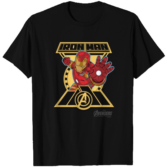 Iron Man Character Badge T-shirt