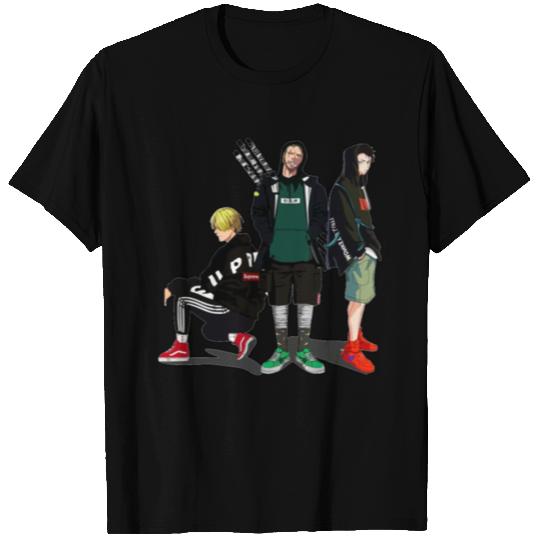 Roronoa Zoro sanji mugiwara luffy T-shirt