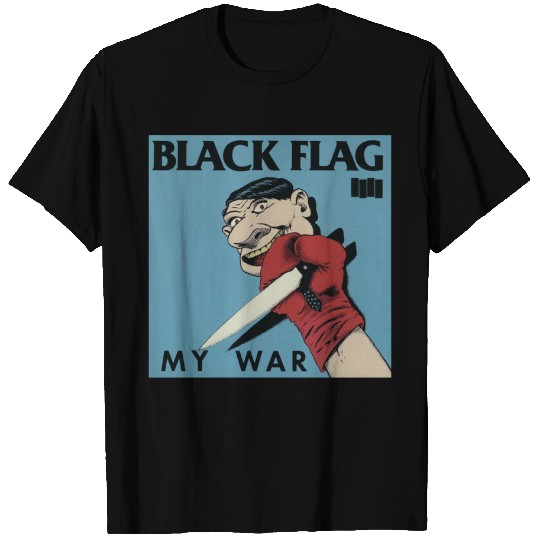 Black Flag T-Shirt My War SoCal Hardcore Henry Rollins Greg Ginn Circle Jerks Dead Kennedys T-shirt
