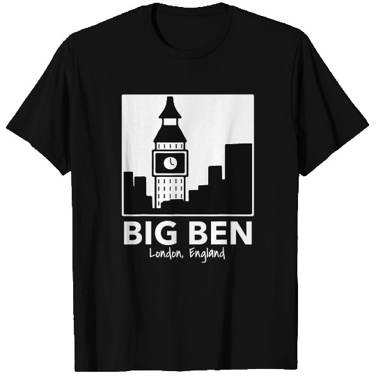 Big Ben London England Clock Tower T-Shirt