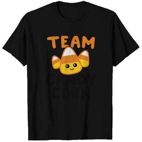 Halloween Team Candy Corn Funny Lazy T-Shirt