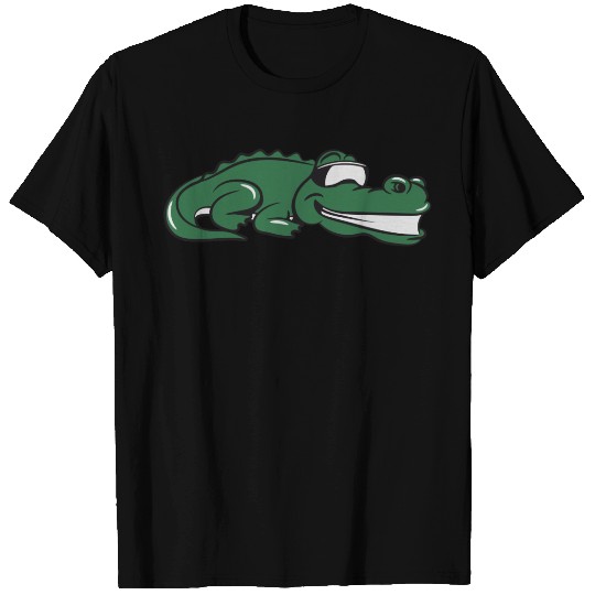 crocodile reptile sunglasses T-shirt