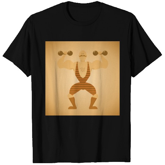 Vintage muscle man T-shirt