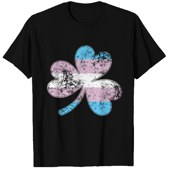 Transgender Shamrock Pride Flag T-shirt