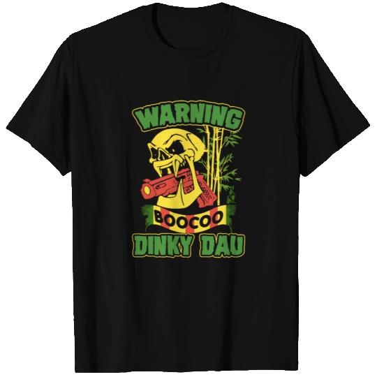 Warning boocoo dinky dau gun T-shirt