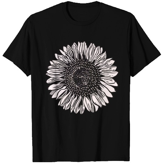 Sunflower Black And White T-shirt