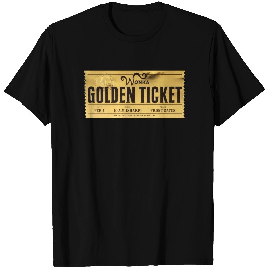 Willy Wonka Golden Ticket T-shirt