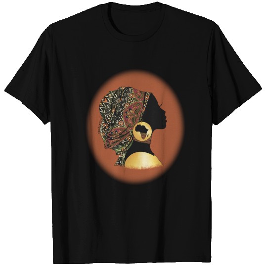 FEARLESS BLACK WOMAN - RUST T-shirt