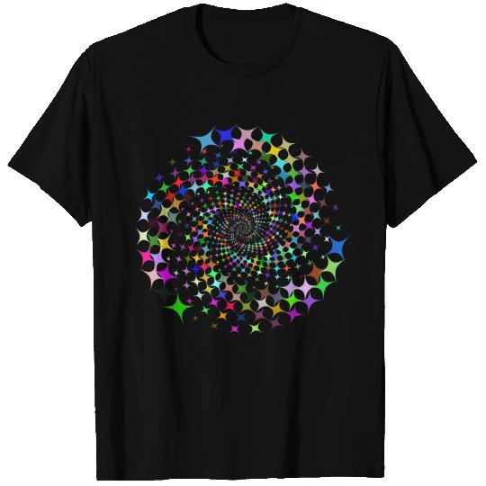 Prismatic Starburst Vortex T-shirt