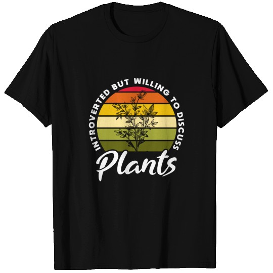 Introverted Discuss Plants T-shirt