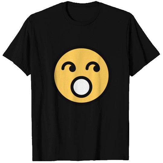 Smiley Face Rolling Eyes T-shirt
