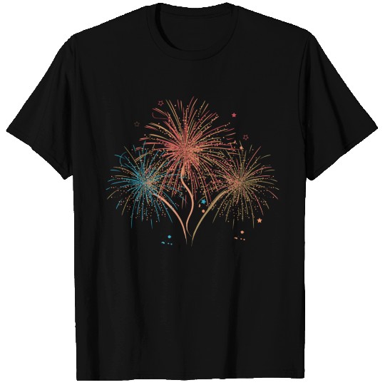 Fireworks image T-shirt