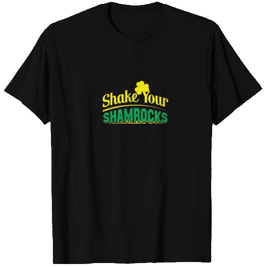 Shake Your Shamrock Clover Design T-shirt