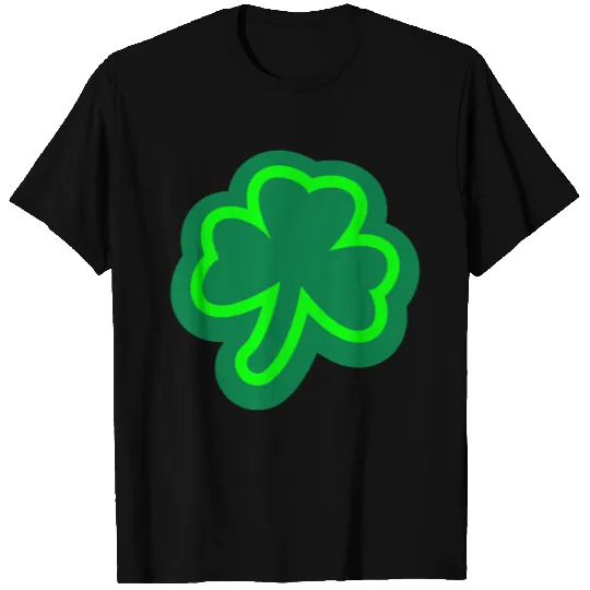 Shamrock with outline T-shirt