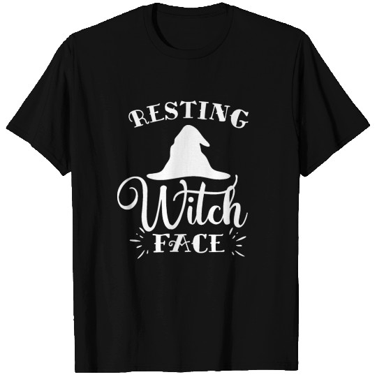 Resting witch face - halloween funny sarcasm sassy T-shirt
