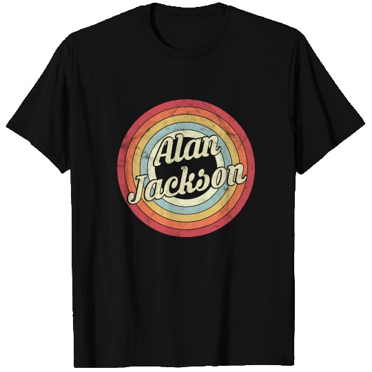Alan Jackson - Retro Vintage - Alan Jackson - T-Shirt