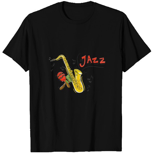 Colorful Iliustration Jazz Saxophone T-shirt