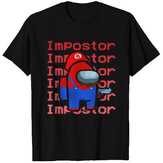 Among Us - Impostor - Super Mario T-shirt