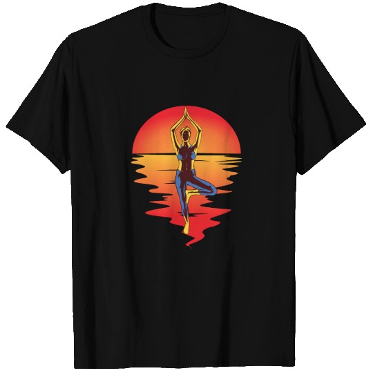 Yoga Sunset Women T-shirt