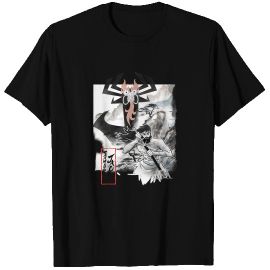 CN Samurai Jack Watercolor Portrait T-Shirt T-Shirts