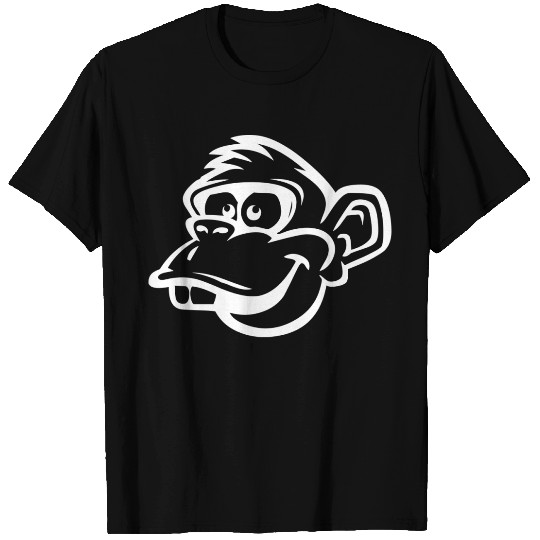 Goofy Monkey Portrait T-shirt