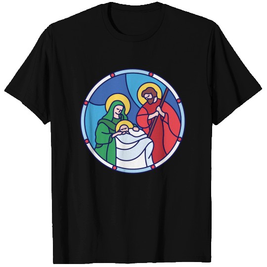 Josef Maria Jesus Jesus birth Bethlehem Christmas T-shirt
