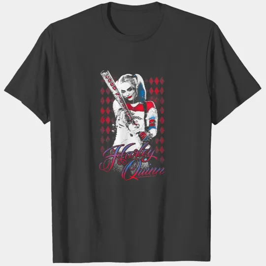Suicide Squad Harley Quinn Bat T-Shirt T-Shirts
