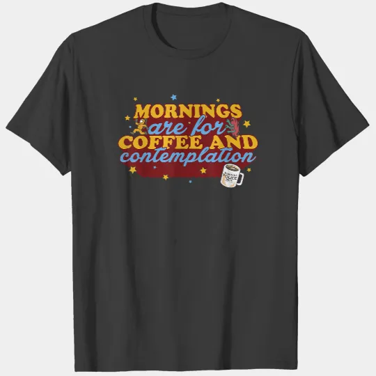 Netflix StranNetflix Stranger Things Coffee And Contemplation Typographic T-Shirtger Things Coffee And Contemplation Typographic T-Shirt T-Shirts