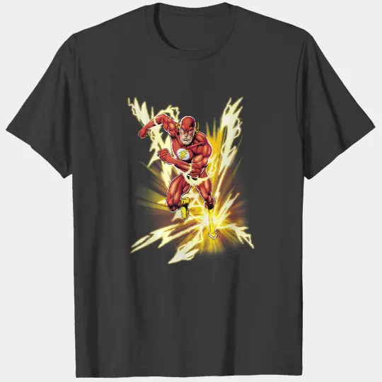 DC Comics The Flash Lightning Speed T-Shirt T-Shirts