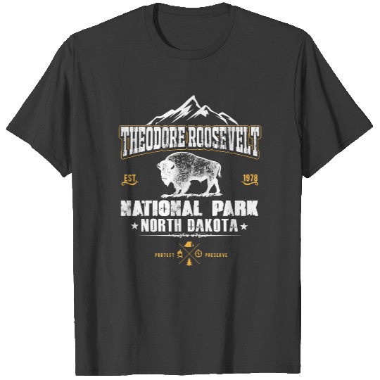 National Park Theodore Roosevelt North Dakota Sweatshirt T-Shirts