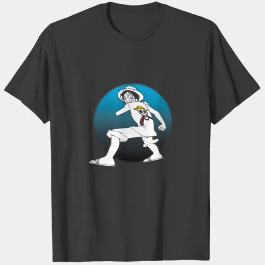 Luffy white tone T-shirt