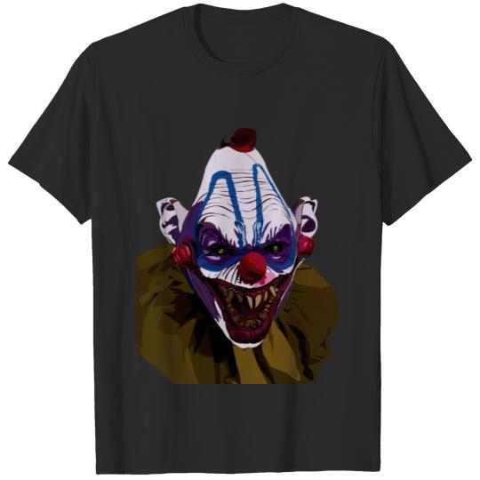 Discover evil clown T-shirt