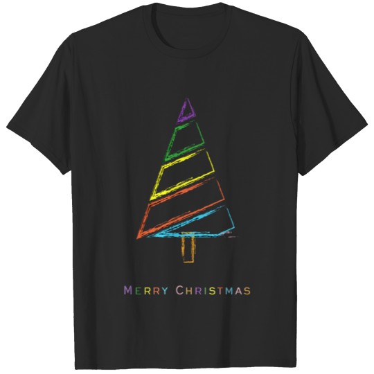 Discover Chalk Christmas Tree T-shirt