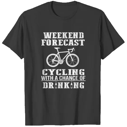 Cycling and Beer Funny T-Shirt T-shirt