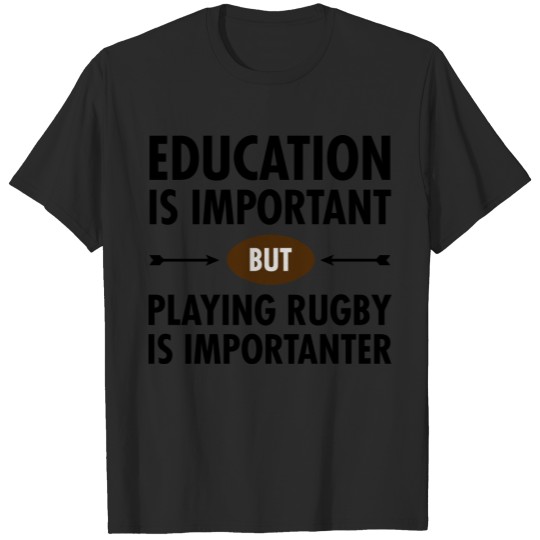 Discover education_rugby T-shirt