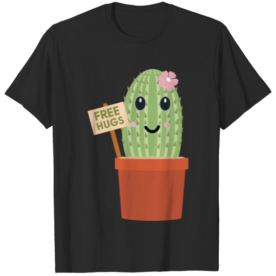 Cactus free hugs T-shirt