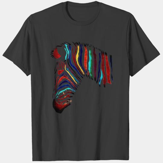 Multi Colored Zebra T-shirt