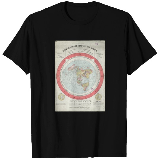 Ladies Flat Earth T-Shirt T-shirt