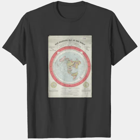 Ladies Flat Earth T-Shirt T-shirt